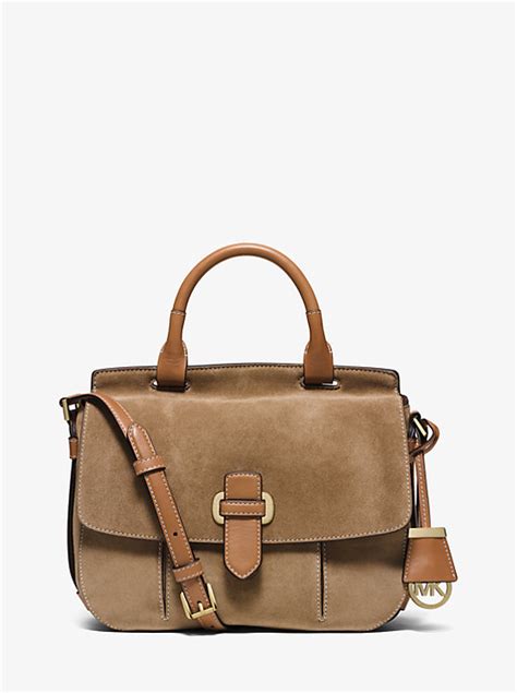 michael michael kors romy large suede crossbody